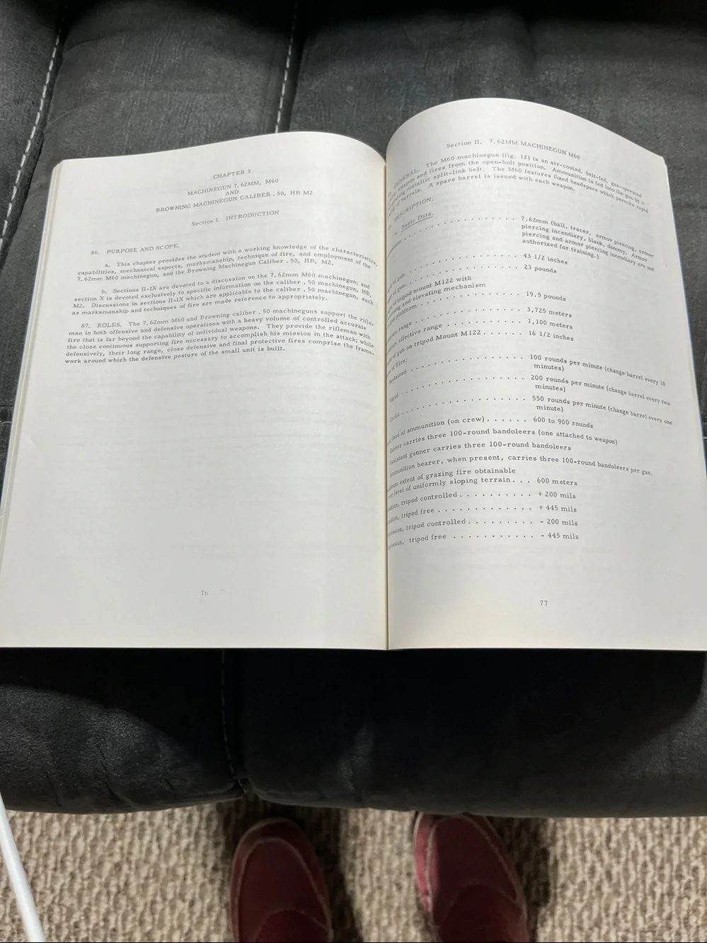 Small Arms Handbook WS-1 Blue Manual January 1966